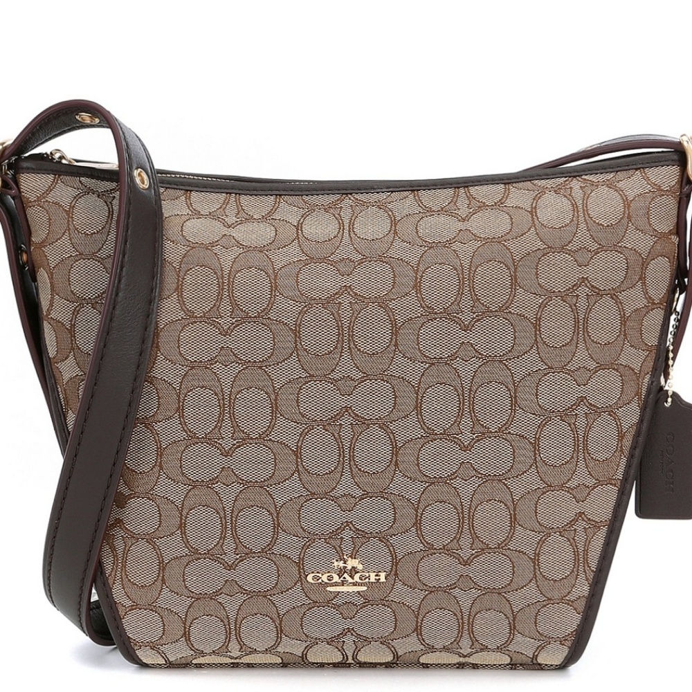 SOLD Coach signature small dufflette crossbody